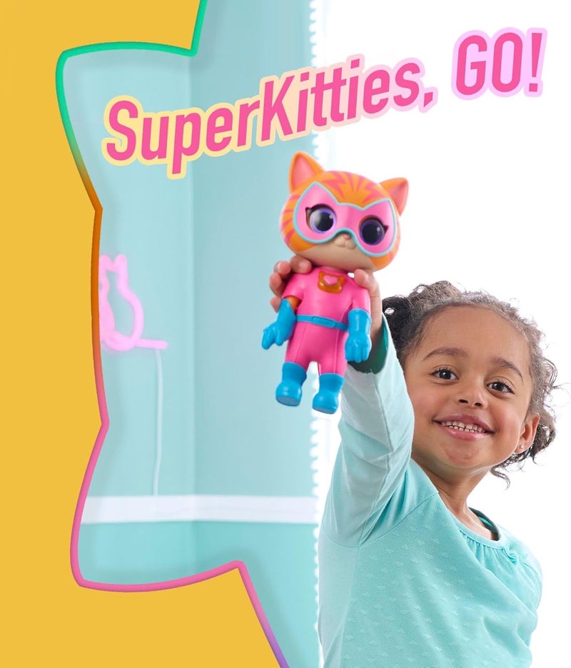 Disney Just Play Disney Junior SuperKitties Cat-Tastic Transforming Ginny Lights and Sounds Figure, Kids Toys for Ages 3 Up - Image 3
